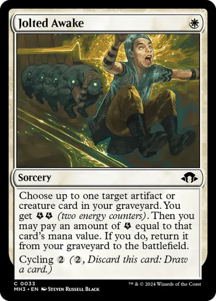 Jolted Awake, Modern Horizons 3 — Magic: The Gathering card