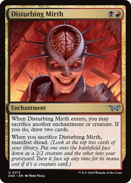 Disturbing Mirth, Duskmourn: House of Horror — Magic: The Gathering card