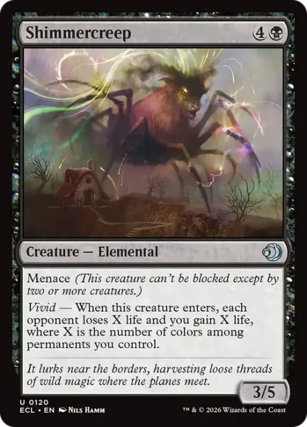 Shimmercreep, Lorwyn Eclipsed — Magic: The Gathering card