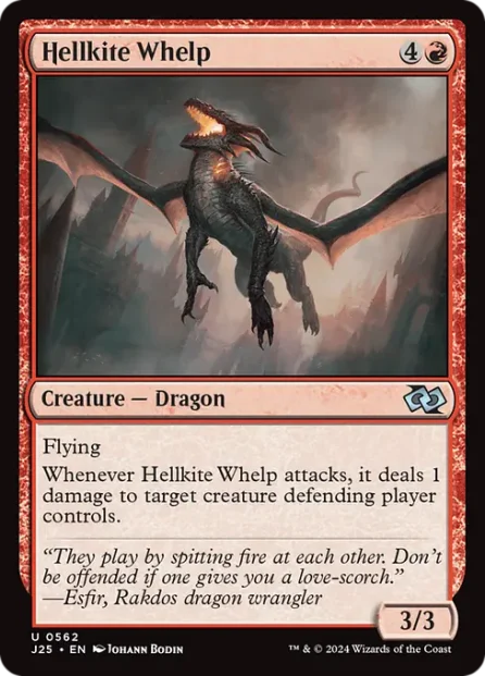 Hellkite Whelp, Foundations Jumpstart — Magic: The Gathering card