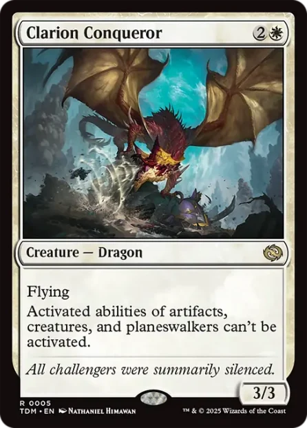 Clarion Conqueror, Tarkir: Dragonstorm — Magic: The Gathering card
