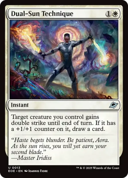 Dual-Sun Technique, Edge of Eternities — Magic: The Gathering card