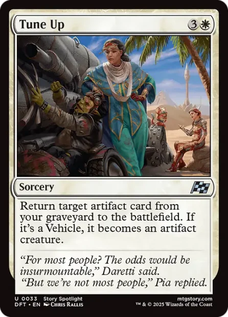 Tune Up, Aetherdrift — Magic: The Gathering card