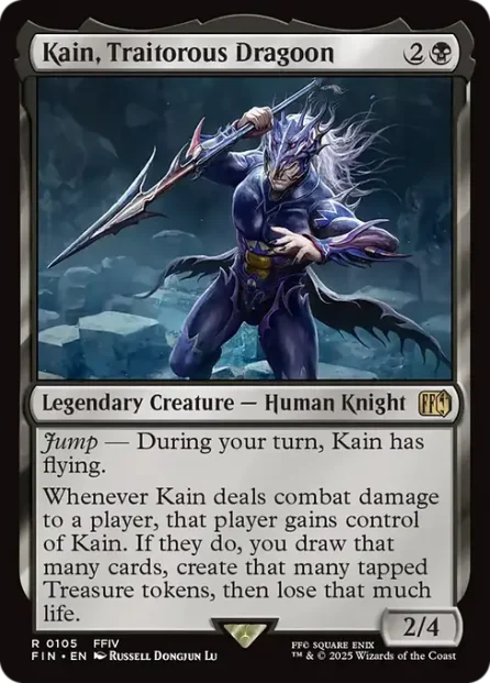 Kain, Traitorous Dragoon, Final Fantasy — Magic: The Gathering card
