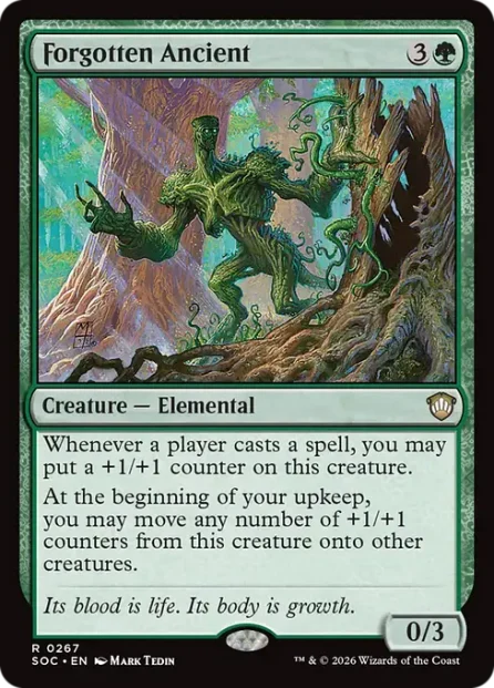 Forgotten Ancient, Secrets of Strixhaven Commander — Magic: The Gathering card