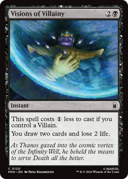 Visions of Villainy, Marvel Super Heroes — Magic: The Gathering card
