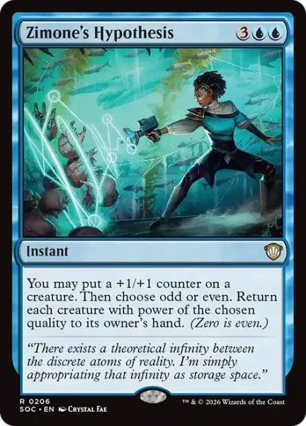Zimone's Hypothesis, Secrets of Strixhaven Commander — Magic: The Gathering card