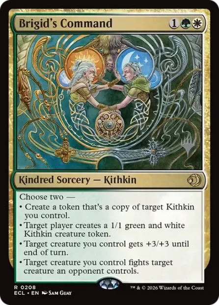 Brigid's Command, Lorwyn Eclipsed Promos — Magic: The Gathering card
