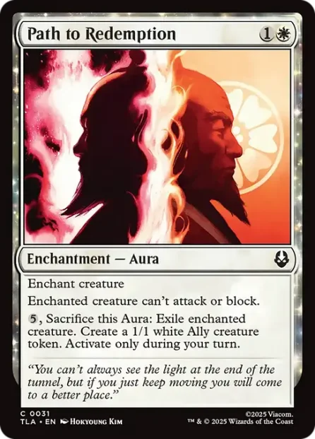 Path to Redemption, Avatar: The Last Airbender — Magic: The Gathering card