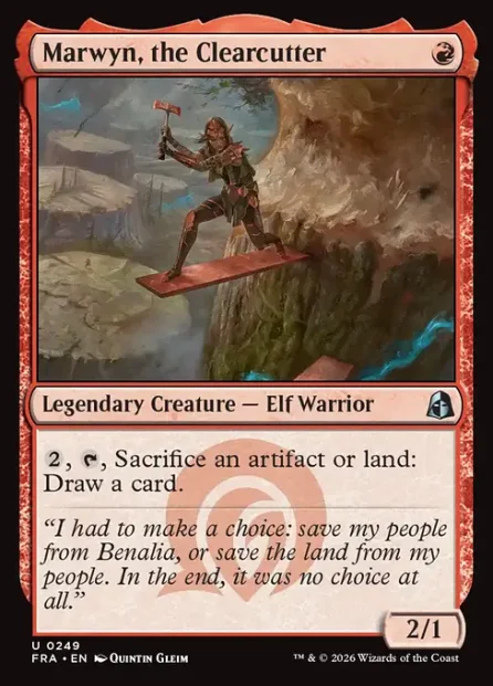 Marwyn, the Clearcutter, Reality Fracture — Magic: The Gathering card