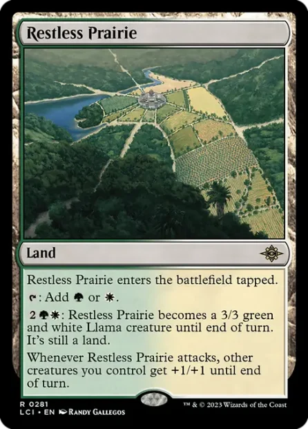 Restless Prairie, The Lost Caverns of Ixalan — Magic: The Gathering card