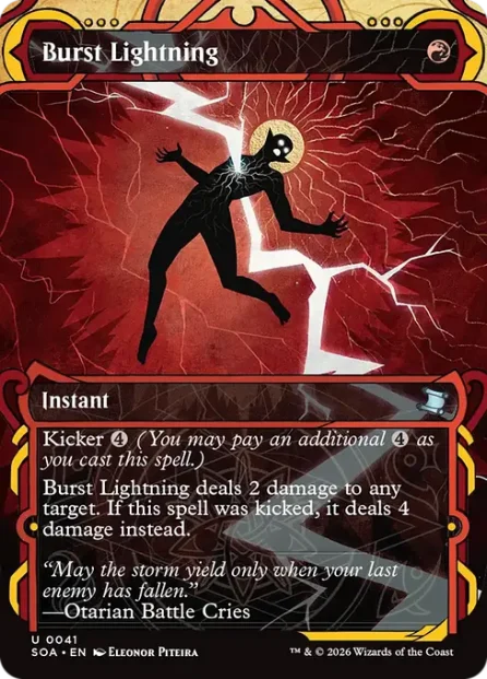 Burst Lightning, Secrets of Strixhaven Mystical Archive — Magic: The Gathering card