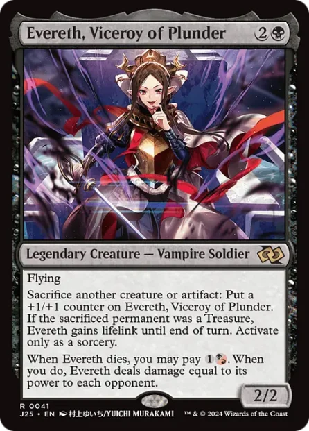 Evereth, Viceroy of Plunder, Foundations Jumpstart — Magic: The Gathering card