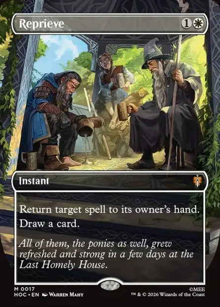 Reprieve, The Hobbit Eternal — Magic: The Gathering card