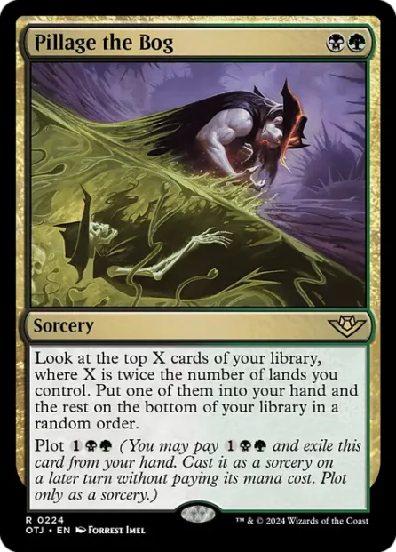Pillage the Bog, Outlaws of Thunder Junction — Magic: The Gathering card