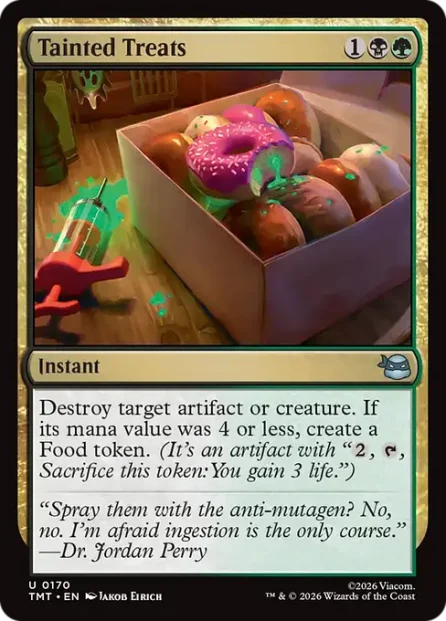 Tainted Treats, Teenage Mutant Ninja Turtles — Magic: The Gathering card