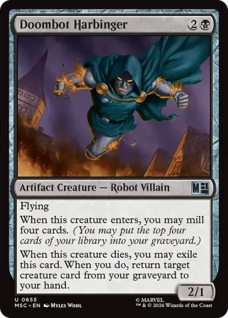 Doombot Harbinger, Marvel Super Heroes Commander — Magic: The Gathering card