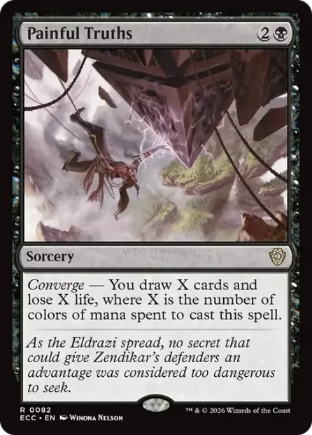 Painful Truths, Lorwyn Eclipsed Commander — Magic: The Gathering card