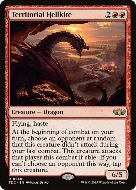 Territorial Hellkite, Tarkir: Dragonstorm Commander — Magic: The Gathering card