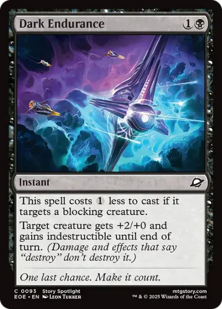 Dark Endurance, Edge of Eternities — Magic: The Gathering card