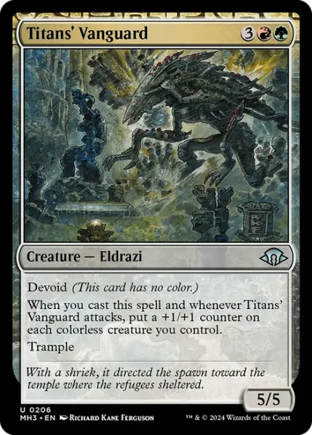 Titans' Vanguard, Modern Horizons 3 — Magic: The Gathering card