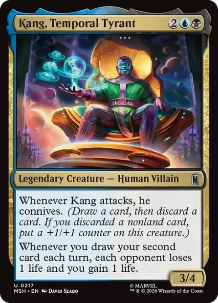 Kang, Temporal Tyrant, Marvel Super Heroes — Magic: The Gathering card