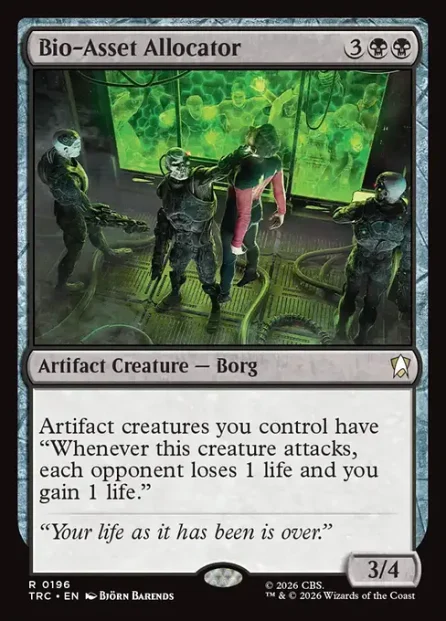 Bio-Asset Allocator, Star Trek Commander — Magic: The Gathering card