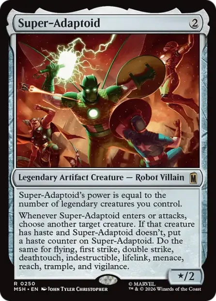 Super-Adaptoid, Marvel Super Heroes — Magic: The Gathering card