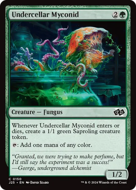 Undercellar Myconid, Foundations Jumpstart — Magic: The Gathering card