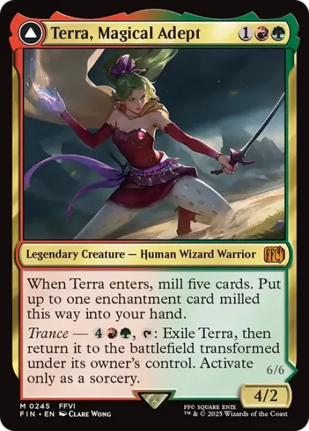 Terra, Magical Adept // Esper Terra, Final Fantasy — Magic: The Gathering card