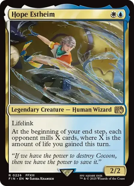 Hope Estheim, Final Fantasy — Magic: The Gathering card
