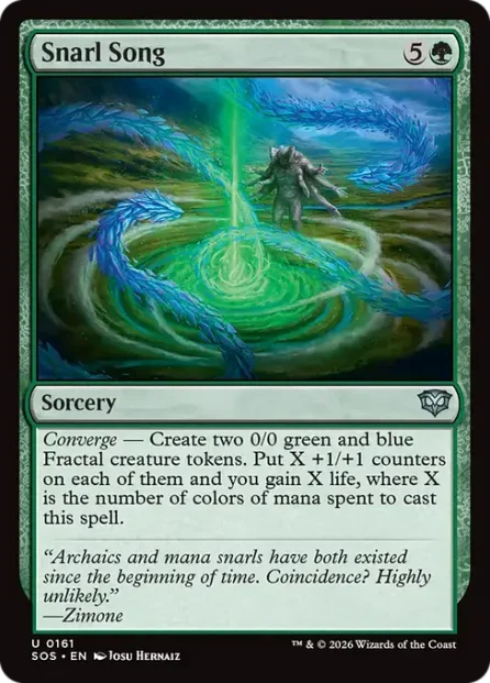Snarl Song, Secrets of Strixhaven — Magic: The Gathering card