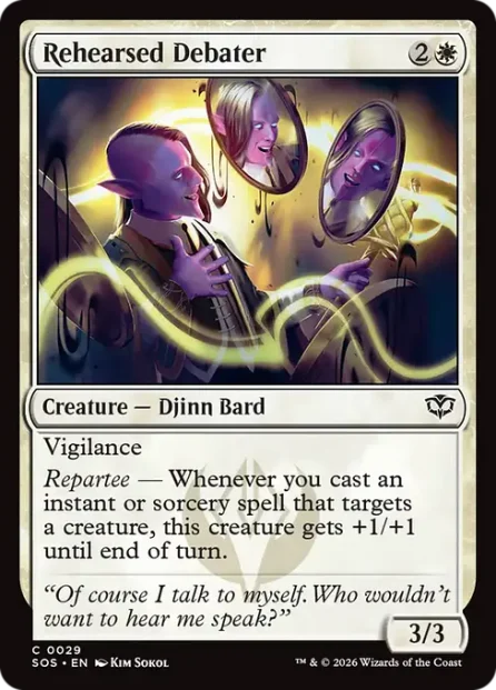 Rehearsed Debater, Secrets of Strixhaven — Magic: The Gathering card