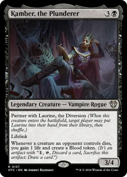 Kamber, the Plunderer, Outlaws of Thunder Junction Commander — Magic: The Gathering card