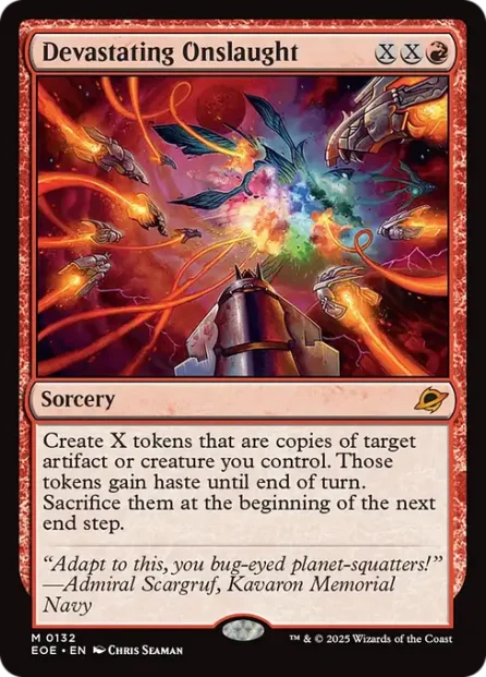 Devastating Onslaught, Edge of Eternities — Magic: The Gathering card