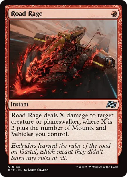Road Rage, Aetherdrift — Magic: The Gathering card