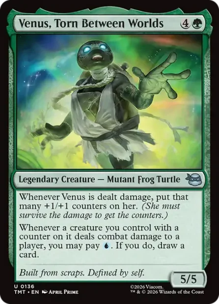 Venus, Torn Between Worlds, Teenage Mutant Ninja Turtles — Magic: The Gathering card