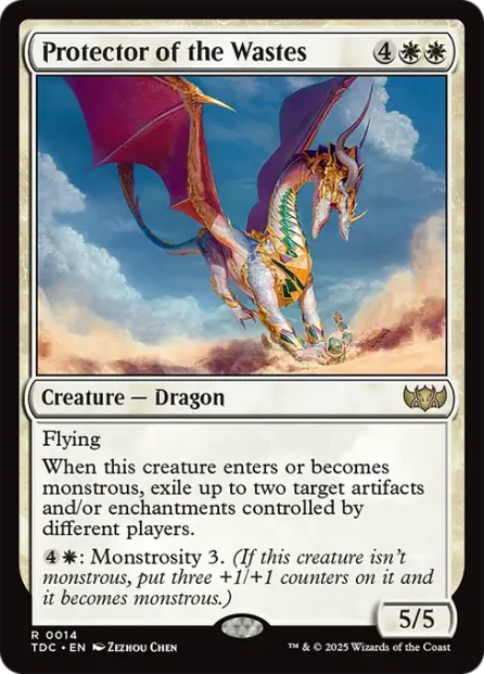 Protector of the Wastes, Tarkir: Dragonstorm Commander — Magic: The Gathering card