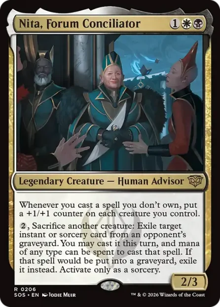 Nita, Forum Conciliator, Secrets of Strixhaven — Magic: The Gathering card