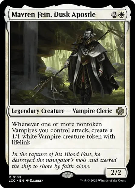 Mavren Fein, Dusk Apostle, The Lost Caverns of Ixalan Commander — Magic: The Gathering card