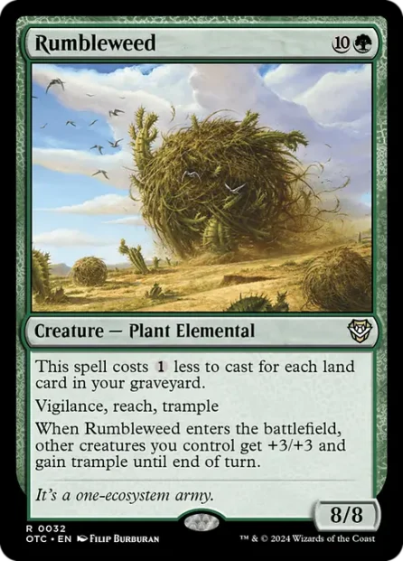 Rumbleweed, Outlaws of Thunder Junction Commander — Magic: The Gathering card
