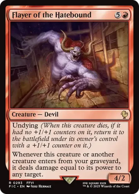 Flayer of the Hatebound, Final Fantasy Commander — Magic: The Gathering card