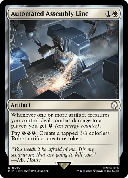 Automated Assembly Line, Fallout — Magic: The Gathering card