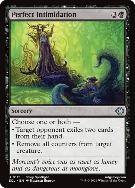 Perfect Intimidation, Lorwyn Eclipsed — Magic: The Gathering card