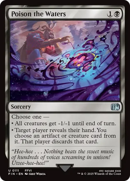 Poison the Waters, Final Fantasy — Magic: The Gathering card
