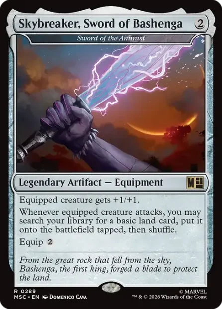 Sword of the Animist, Marvel Super Heroes Commander — Magic: The Gathering card