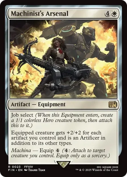 Machinist's Arsenal, Final Fantasy — Magic: The Gathering card