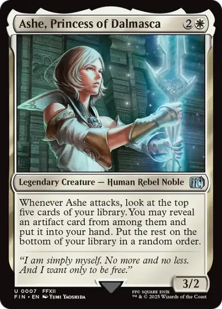 Ashe, Princess of Dalmasca, Final Fantasy — Magic: The Gathering card